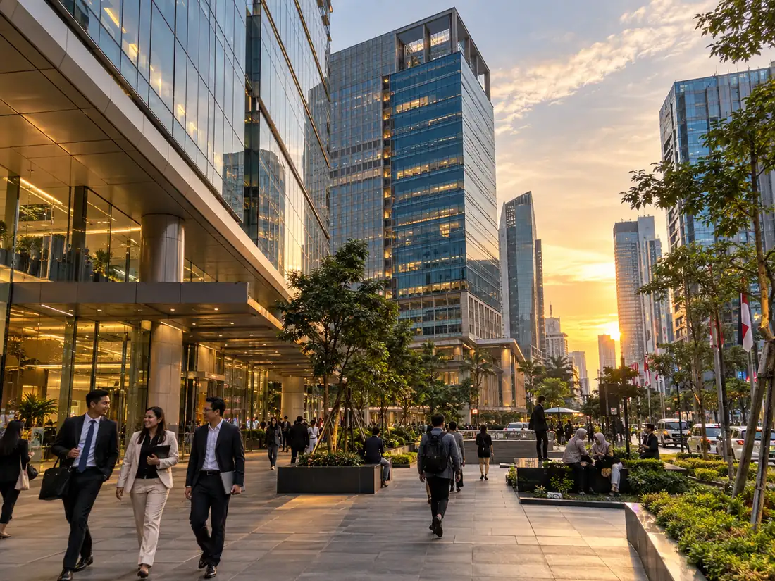 Business district